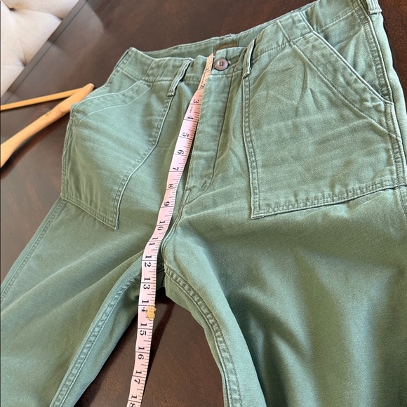 MOTHER Ankle Cropped Jeans in Sage - Picture 15 of 16
